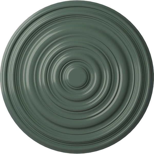 Ekena Millwork Carton Ceiling Medallion (For Canopies up to 2 5/8"), Hand-Painted Cloud Burst, 12 5/8"OD x 1"P CM13CACBF - main